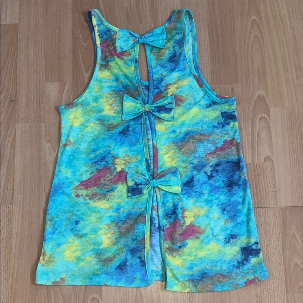 Colorful Tank with Bows✨